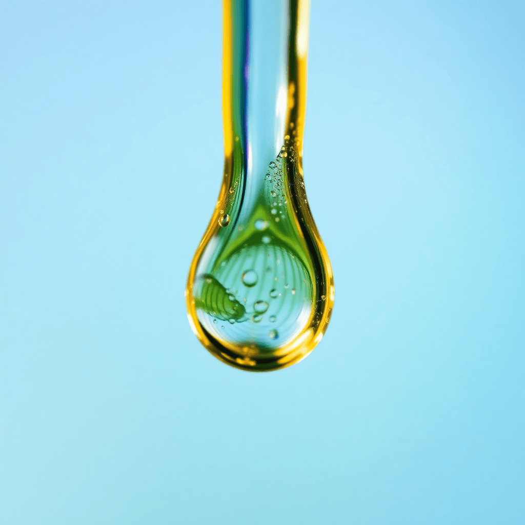 Aplicação de óleo natural para cuidado pessoal